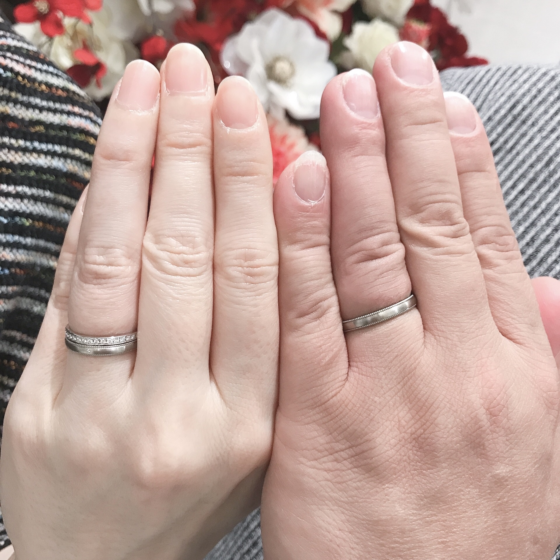 フォーエバーマークのご婚約指輪とマイスターのご結婚指輪をオーダーの